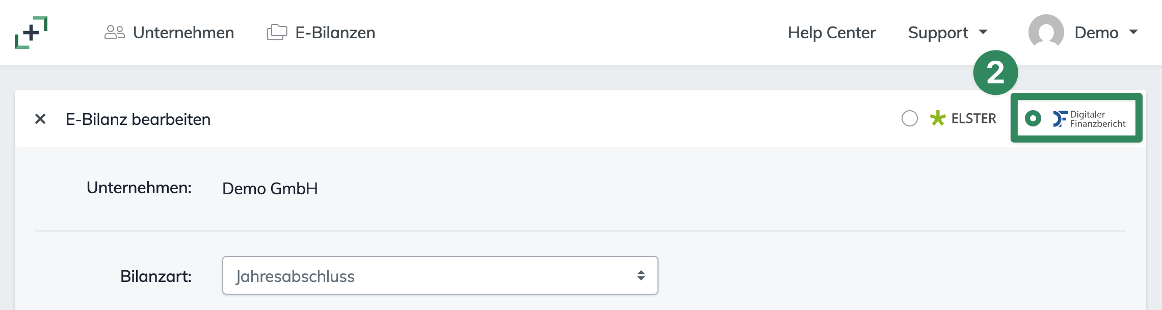 Digitalen Finanzbericht (DiFin) als Übermittlungsart auswählen.png