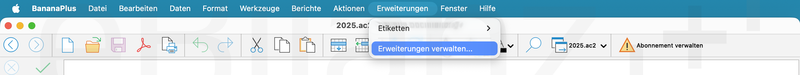 banana-erweiterungen-verwalten-oeffnen